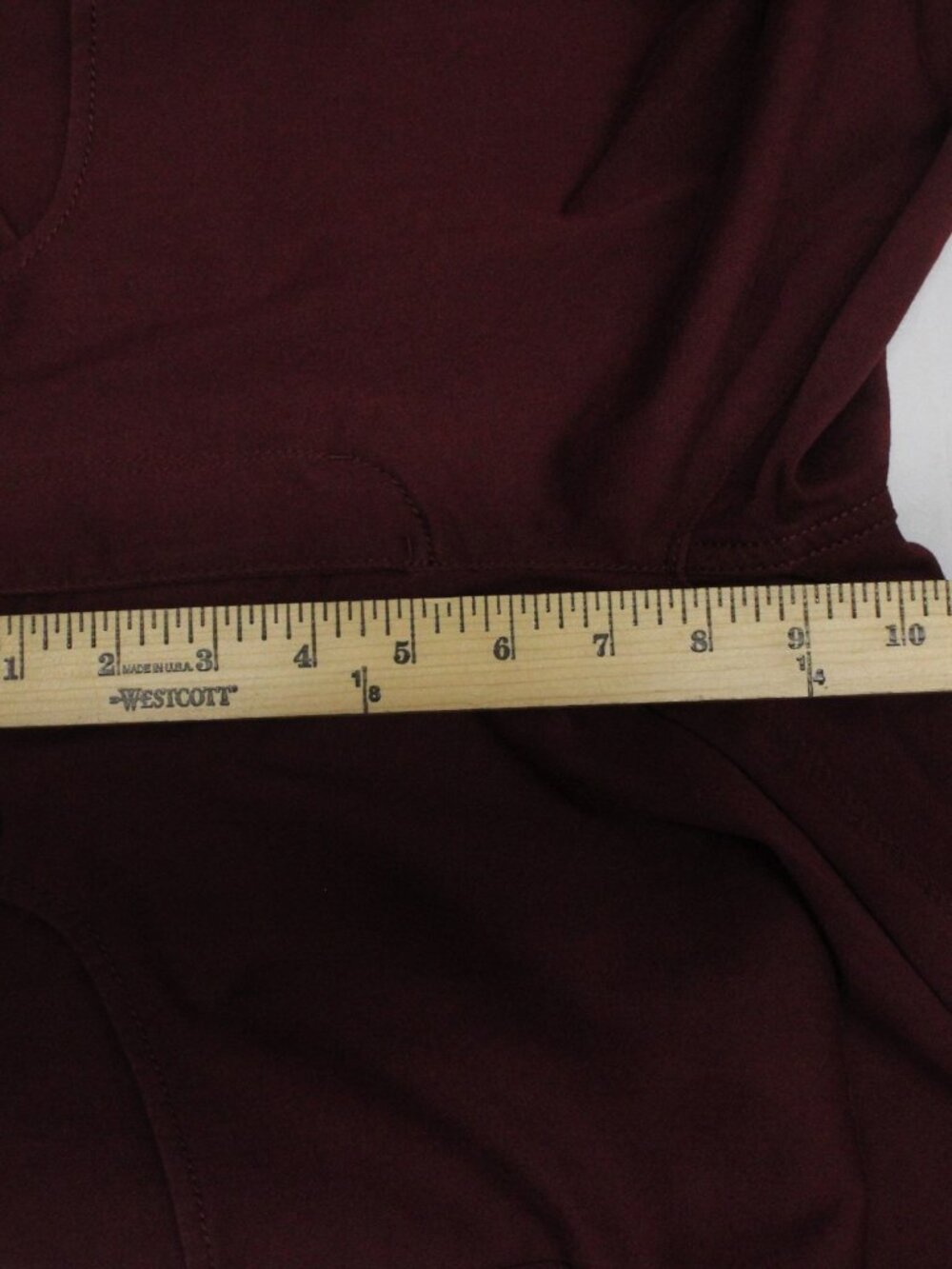 Christian Siriano J Jill Pant $89 Merlot Sz 2 x 26 Burgundy Red Cotton Pant - Picture 13 of 14